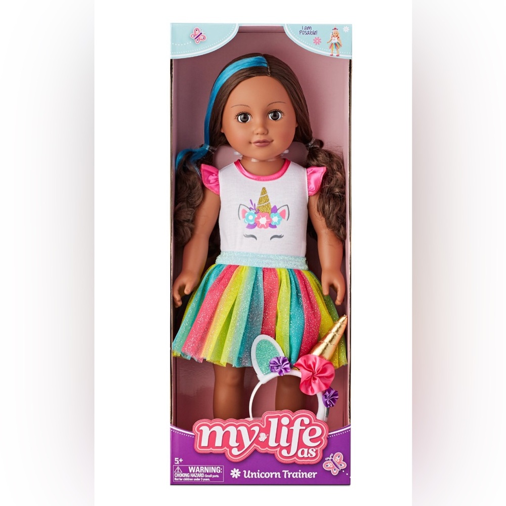 COPY - MyLife as a Unicorn Trainer 18” Doll